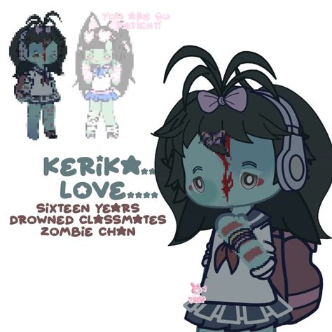 Gacha Gore Oc, Gacha Life Zombie Oc, Zombie Gacha Oc, Zombie Gacha Club, Gacha Club Zombie Oc, Gacha Zombie Oc, Gacha Life Zombie, Gacha Zombie, Gacha Club Girl Oc