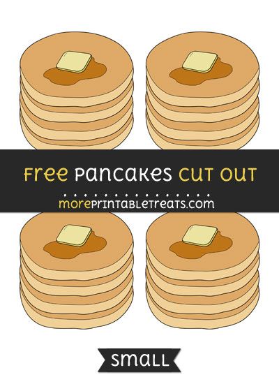 Free Pancakes Cut Out - Small Size Printable Pancake Bingo, Pancake Printable Free, Pancake Party Decorations, Pjs And Pancakes Party, Preschool Breakfast, Pancake Clipart, Pancake Dinner, Pjs And Pancakes, La Activities