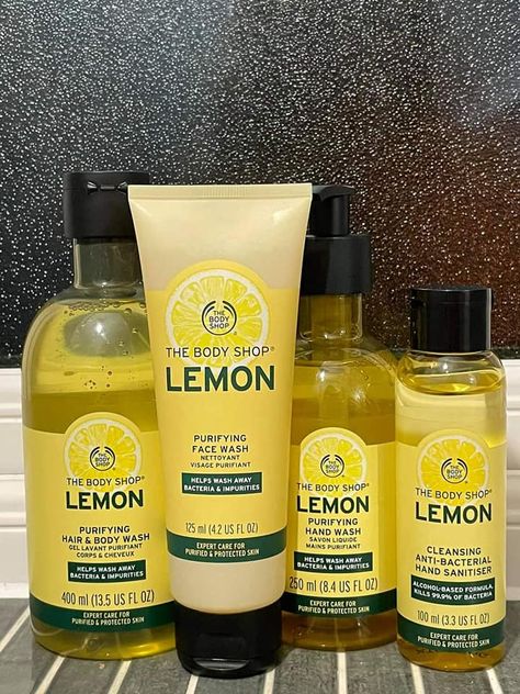 Lemon Highlights, Bodycare Aesthetic, Lemon Peels, Lemon Sherbet, Lemon Hair, Aesthetic Products, Body Shop At Home, Lemon Cheesecake, Body Cleanser