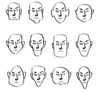 Face Shapes Caricature Head Shapes, Face Shape Practice, Caricature Face Shapes, Character Face Shapes, Drawing Face Shapes, Cartoon Tutorial, رسم كاريكاتير, Head Anatomy, Cartoon Drawings Of People