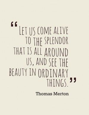 Thomas Merton Quotes. QuotesGram Beauty In Ordinary Things, Thomas Merton Quotes, Gerard Manley Hopkins, Thomas Merton, Social Activist, Garden Quotes, Simple Things, Wonderful Words, Quotable Quotes