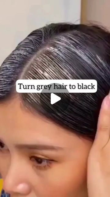 Homemade Hair Dye, Grey Hair Remedies, Black And Grey Hair, Grey Hair Dye, Dye Hair, Homemade Hair Products, Hair Remedies, Hair Dye Colors, Natural Hair Color