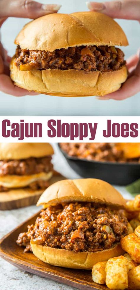 Sloopy Joes, Sloppy Joe Mix, Loose Meat, Loose Meat Sandwiches, Cajun Dishes, Cajun Creole Recipes, Meat Sandwich, Sloppy Joes Recipe, Picnic Lunch