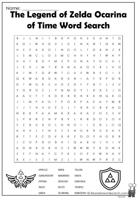 Zelda Printables, Zelda Coloring Pages, Zelda Map, Zelda Party, Free Printable Word Searches, Beach Coloring Pages, Zelda Birthday, Printable Mazes, Zelda Ocarina Of Time