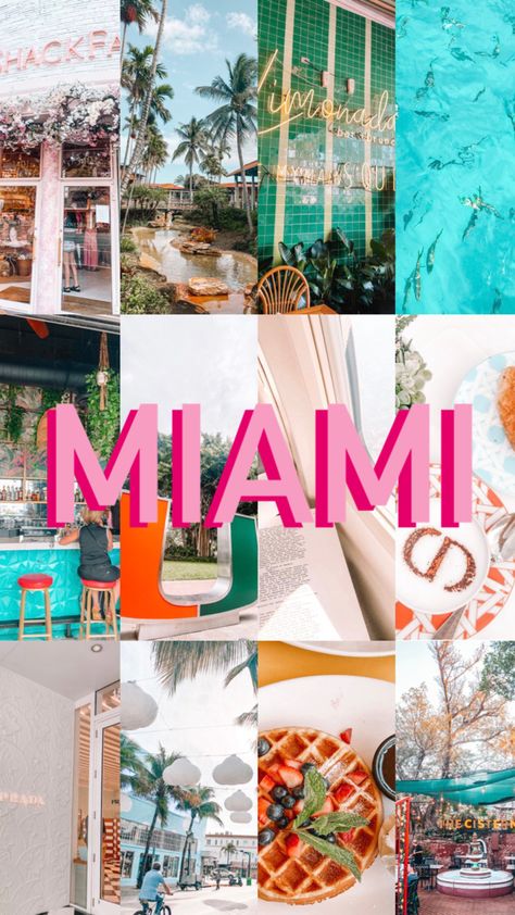 Miami Aesthetic Wallpaper, Miami Wallpaper, Mexico Wallpaper, Miami Vibes, Miami Girls, Laptop Wallpaper Desktop Wallpapers, Miami Life, Post Grad, Dream College