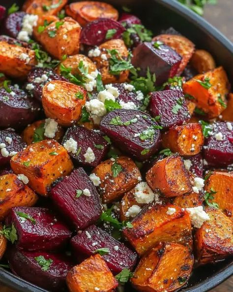 Beet Side Dish Thanksgiving, Roasted Beets And Sweet Potatoes Salad, Roasted Sweet Potato And Beets, Beet Sweet Potato Recipe, Beets And Sweet Potatoes Roasted, Beets And Sweet Potatoes Recipes, Beet Sweet Potato Salad, Mashed Beets Recipes, Thanksgiving Beets Recipes