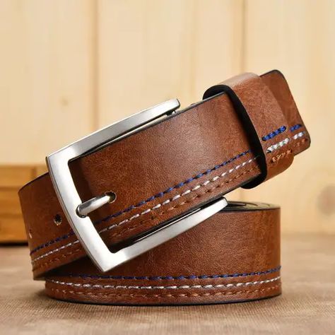 Luxury Belts For Men, Brown Boots Fashion, Leather Belt Buckle, Handmade Leather Belt, Luxury Belts, Cowboy Outfits, Business Dress, Branded Belts, Leather Belts Men