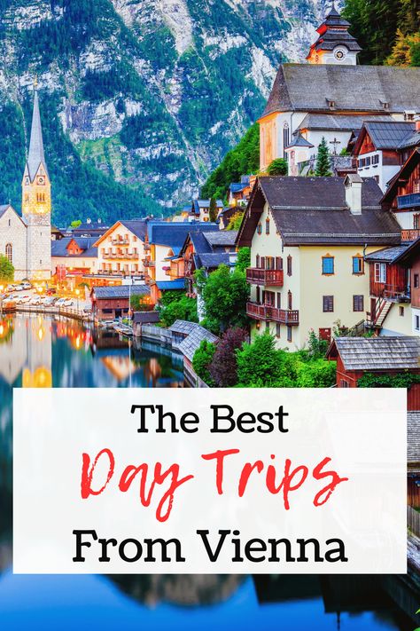 Are you looking to plan a day trip from Vienna Austria?  Look no further.  Our list provides the top day trip options from Vienna and also includes options of guided day tours from Vienna to help you make the most of your travel day.  Whether you're interested in seeing the beauty of Austria or traveling to a different country all together, our guide has you covered.
#viennadaytrips #daytrips #austriatravel #austriaguide #viennatravel Day Trips From Vienna, Austria Travel Guide, Visit Austria, Austria Travel, Beautiful Cities, European Destinations, Europe Travel Guide, Europe Travel Destinations, The Best Day