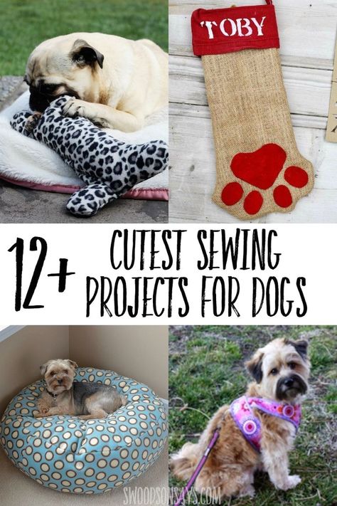 Handprints Christmas, Sewing Projects For Dogs, Pet Crafts, Pet Projects, Cute Sewing Projects, Beginner Sewing Projects Easy, Pet Ideas, Leftover Fabric, Things To Sew