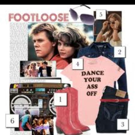 Ariel & Ren Costumes Footloose Outfits, Ariel Footloose, Footloose Party, Footloose Costumes, Ariel Moore, Footloose Musical, Footloose 1984, Prom 80s, Footloose Movie