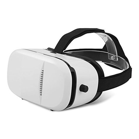 Excelvan A22 - Ajustable Gafas 3D Vr Box Realidad Virtual (Pantalla Virtual 320", 360° Hd Version, Carton Plastico, Lente Ajustable, Juego Pelicula Imax 3D, para Smartphone Moviles Android IOS 4.0'' a 6.0''), Blanco Vr Box, Ios 4, Tech Gadgets, Vr Goggle, Goggles, Ios, Gadgets, Smartphone, Electronics