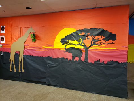 African Savannah Classroom Decorations, Savannah Biome, Classroom Awards Certificates, Jungle Journey Vbs, Safari Vbs, Africa Party, Jungle Vbs, Savanna Animals, Jungle Theme Classroom