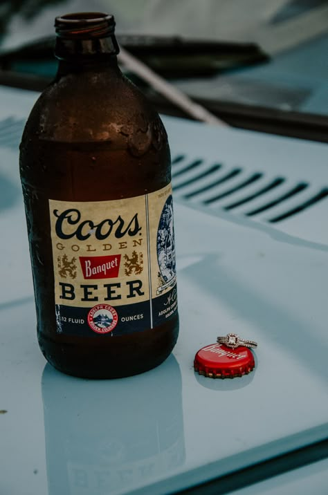 #coorsbanquet #engagementsession #ringshot #coors #engagementinspo Coors Banquet Aesthetic, Coors Field, Coors Banquet, Coors Banquet Wallpaper, Coors Light Aesthetic, Coors Light Painting, White Trash Bash, Beer Advertisement, Southern Aesthetic