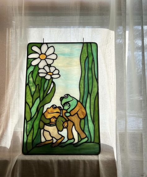 Stained Glass Rectangle, Stained Glass Storage Ideas, Stained Glass Art Easy, Stained Glass Aesthetic, Stained Glass Craft, Create Illustration, Diy Stained Glass Window, Stained Glass Paint, Stained Glass Diy