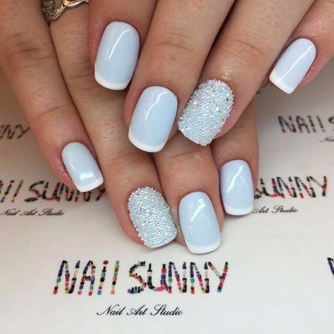 Nails 2018, Vacation Nails, Short Nail Designs, Beach Nails, Marble Nails, Silver Nails, Short Acrylic Nails, Manicure E Pedicure, Gorgeous Nails