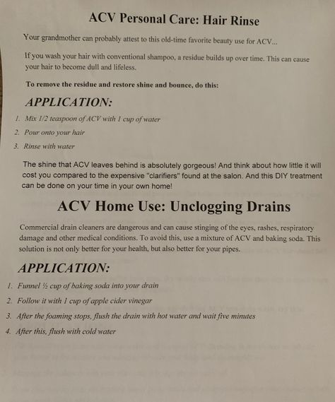 Avc Rinse Natural Hair, Avc Hair Rinse, Unclogging Drains, Acv Hair Rinse, Acv Hair, Loc Care, Clarify Hair, Unclog Drain, Nutrition Articles