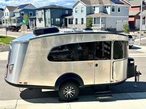 This 2022 Airstream Basecamp 20x with solar, air conditioning, 12v refrigerator, and X package makes this a perfect camper for your off grid or campground experience. At just 4,500 lbs., this is a dream to tow through the Colorado Mountains. Original owner, Colorado Purchased. 12v Refrigerator, Airstream Basecamp, Airstream For Sale, Airstream Trailers For Sale, Littleton Colorado, Smith Mountain Lake, Airstream Trailers, Colorado Mountains, Off Grid