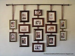 Wall Hanging Collage Picture Frames for 2020 - Ideas on Foter Decoration Hall, Chicago Interior Design, Hanging Frames, Hanging Photos, Picture Hangers, Picture Hanging, Hanging Pictures, Curtain Rod, My New Room