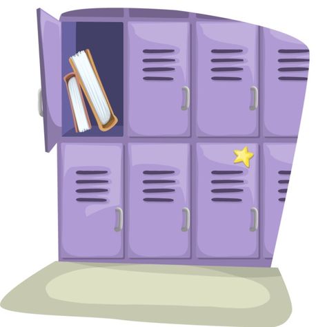 School Lockers Cartoon Background | GraphicMama Anime Lockers Background, Locker Illustration, Korean School Lockers, Locker Drawing, School Background Lockers, Cartoon School Supplies, School Supply Illustration, School Vector, Teacher Wallpaper