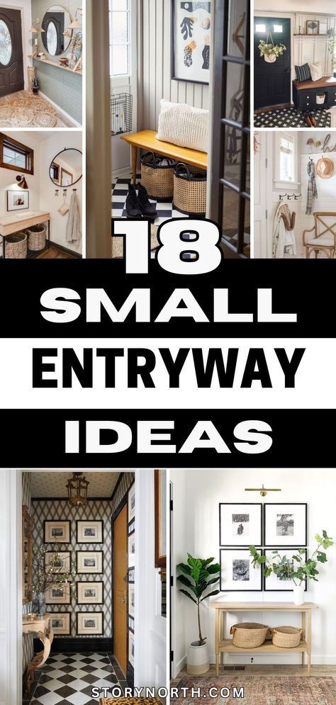 Save this pin for stylish small entryway ideas that will elevate your home decor game. Discover creative ways to welcome guests in style with these chic and practical design tips! #HomeDecor #EntrywayIdeas #InteriorDesignTips Small Front Entryway Decor, Diy Home Decor Entryway, Bench Next To Front Door, Colonial Home Entryway Ideas, Above Entrance Door Decor, Front Door Decor Ideas Entrance House Inside, Ideas For Small Entry Ways Entrance, Decor For Small Entry Way, Front Door Catch All Entryway