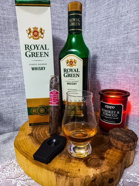 Indian Whisky Indian Whisky, Royal Green, Cigars And Whiskey, Cigars, Whiskey, Alcoholic Drinks, Drinks, Green