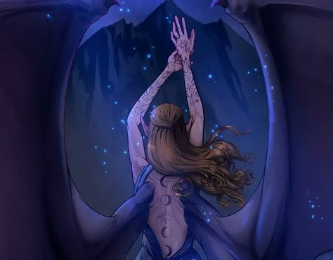 Suriel Acotar, Feyre Acotar, Rhysand Acotar, Feyre Rhysand, Acotar Fanart, Books Fanart, Feyre Archeron, Roses Book, Feyre And Rhysand