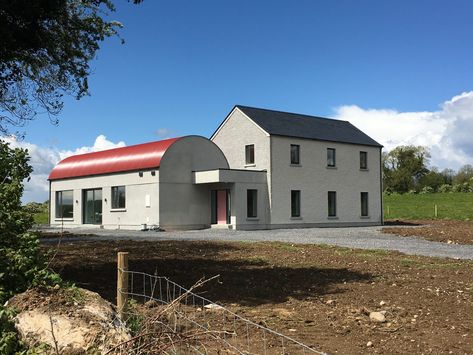 House EED Farmhouse - Architects in Mullingar, Westmeath Irish Cottage Extension, Irish Farmhouse Renovation, Farmhouse Extension, Irish Farmhouse, Rural Houses, Cottage Extension, Irish Country, Farmhouse Renovation, Irish Cottage