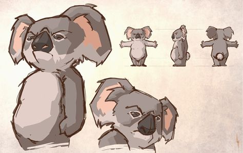 Koala Character Design, Koala Character, Koala Illustration, Koala Art, Koala Drawing, Comic Design, Graffiti Logo, Anatomy Drawing, Be Inspired