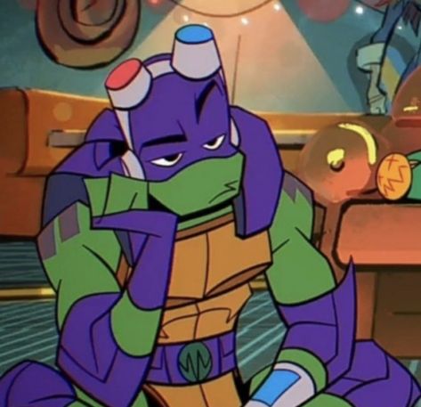 Donatello Rottmnt Wallpaper, Akaza Fanart, Rise Donnie, Donnie Rottmnt, Rottmnt Donnie, Mestre Splinter, Rise Of The Tmnt, Tmnt Characters, Donatello Tmnt