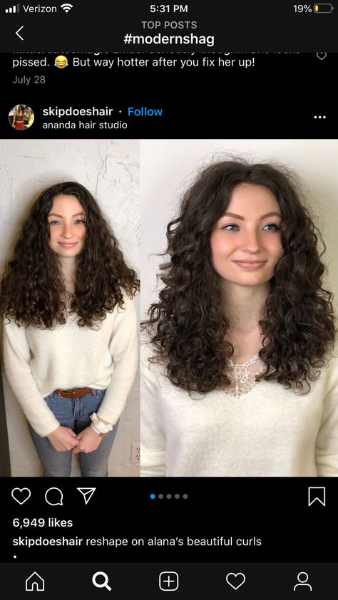 Before And After Wavy Haircut, Cutie Bits Hair, 2c Layered Hair, 2c Curl Haircut, 2b 2c Haircut Layers, 2c Curly Hair Haircuts Layers, 2c Hair Cuts With Layers, Long 2c Haircut, 2c Curls Haircut