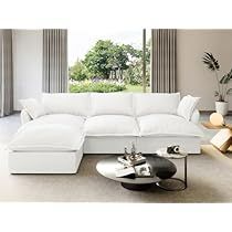 Living Room L Shape, Cloud Sectional, L Shape Couch, Sofa For Living Room, Cozy Couch, Couch Cushion Covers, Apartment Office, L Shaped Couch, Modular Sectional Sofa