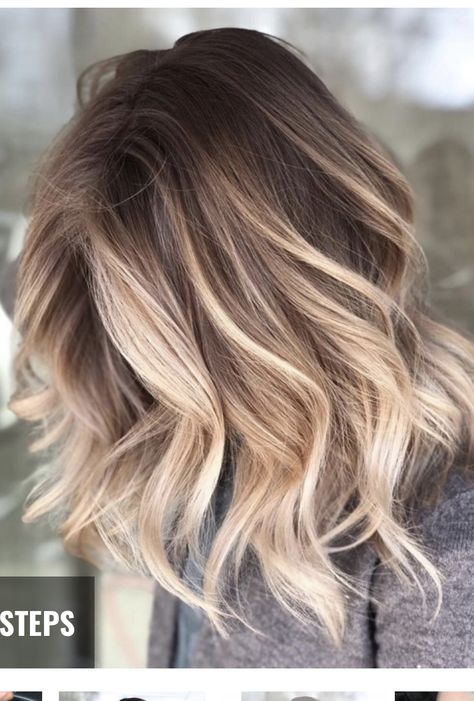 Medium Hair Haircuts, Thick Hair Haircut, Haircut Ideas For Thick Hair, Haircut For Medium Hair, Long Hair Haircut, Long Hair Haircuts, Blonde Hair Transformations, Brown Hair Balayage, Blonde Hair Inspiration