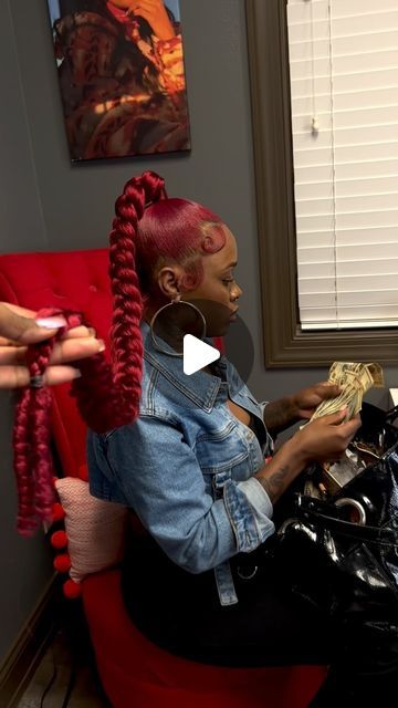 #𝕙𝕒𝕚𝕣𝕘𝕠𝕒𝕝𝕤🤍 on Instagram: "RED HEADS, WHERE YALL AT⁉️😍😍😍
tag someone with red hair👀
i wanna do this again😩 #dmvsleekponytail #ponytail #sleekponytail #baltimorehairstylist #baltimorehair #baltimoreponytails #dmvhairstylist #dmvhair #dmvponytails #babyhair #ponytails" Dark Red Ponytail, Red Ponytail Hairstyles For Black Women, Red Ponytail Hairstyles, Red Hair Ponytail, Ponytail Hairstyles For Black Women, Red Ponytail, Red Heads, Sleek Ponytail, February 1