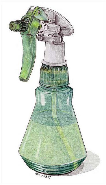 Spray Bottle for splash day! let's get wet and bubbles! don't forget a towel to dry off! Spray Bottle Drawing, Spray Bottle Art, Spray Bottle Design, Bottle Drawing, Cake Homemade, The Tao, Observational Drawing, Urn Vase, Object Drawing