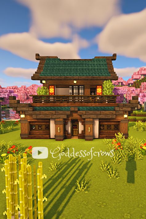 Japanese Homes Minecraft, Japanese Garden Design Minecraft, Minecraft Japanese Cottage, Minecraft Japanese House Blueprint, Tiny Japanese House Minecraft, Small Japanese Style Minecraft House, Japanese Fishing Dock Minecraft, Japanese Style Mc House, Minecraft Japanese Horse Stable