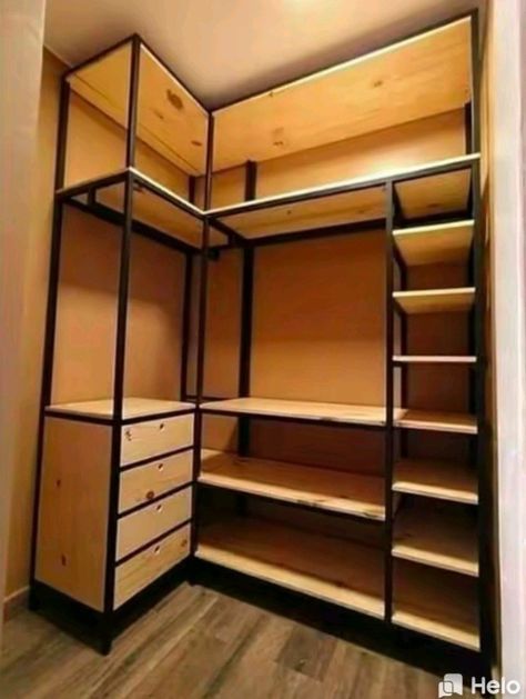 Steel Stairs Design, Narrow Bedroom, Drawing Room Furniture, Wall Wardrobe Design, Iron Furniture Design, Loft Furniture, Sewing Room Design, House Organisation, Wood Bedroom Furniture