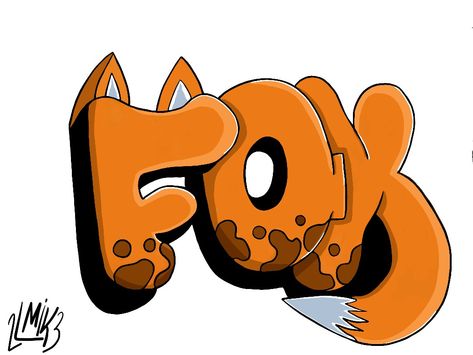 Fox Graffiti, Fox Art, Graffiti Art, Crochet Clothes, Graffiti, Hello Kitty, Fox, Kitty, Crochet