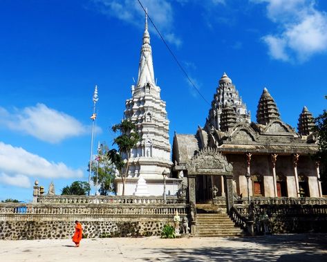 As the 3rd largest city in Cambodia, you can imagine that there is a lot to be seen, done, and eaten in Kampong Cham. The geographical layout is mostly rural with a bustling city center- you really get the best of both worlds when visiting. You can experience old school Cambodia with village tours and handicraft-making excursions and then transition into city life where you can join the workers on their pilgrimage to food during lunch hours. The population in Kampong Cham is especially unique to Kampong Cham, Khmer Food, Lookout Tower, House On Stilts, Cambodia Travel, Village Life, Boat Tours, Angkor, The Crazy