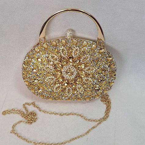 Bridal Purse Bridesmaid Clutches, Gold Prom Purse, Gold Clutch Outfit, Rose Gold Purse, Prom Gold, Bridal Clutch Purse, Gold Bags, Gold Clutch Purse, Gold Clutch Bag