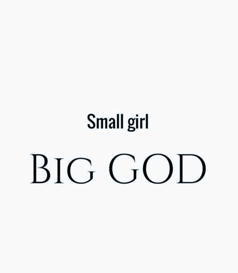 Small Girl Big God, Biblical Lifestyle, Christian Girlie, Nubian Goddess, Thought Daughter, Reflection Quotes, Small Girl, Healing Scriptures, Christian Quotes God