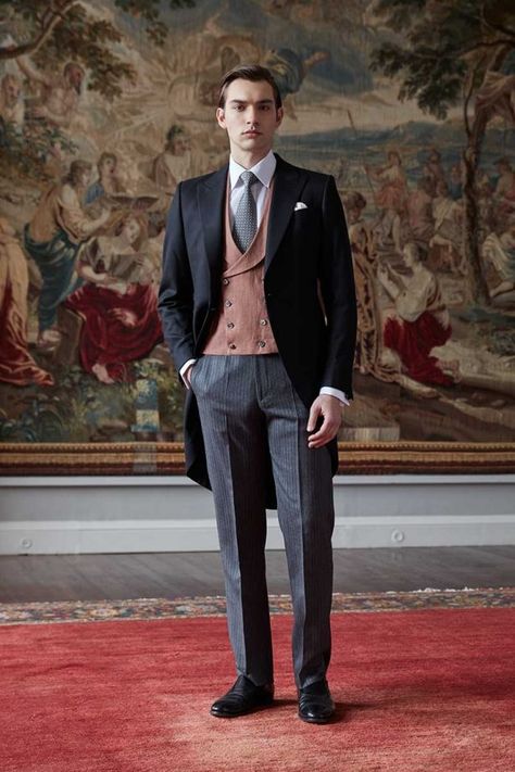 Menswear Lookbook, British Clothing Brands, Morning Suit, Morning Coat, Morning Dress, Morning Suits, English Wedding, Set Apart, Guest Attire