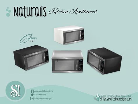 SIMcredible!'s Naturalis Microwave Sims 4 Jobs, Sims 4 Piercings, Sims 4 Cc Eyes, Sims 4 Kitchen, Die Sims 4, Sims 4 Black Hair, Play Sims 4, Sims 4 Bedroom, Free Sims 4