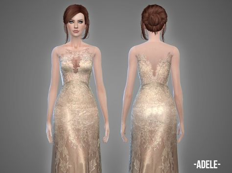 Hey!  Found in TSR Category 'Sims 4 Female Formal' Golden Outfit, Designer Mini Dresses, The Sims 4 Pc, Body Outfit, Gold Outfit, Look Formal, Sims 4 Teen, Sims 4 Update, Sims 4 Dresses