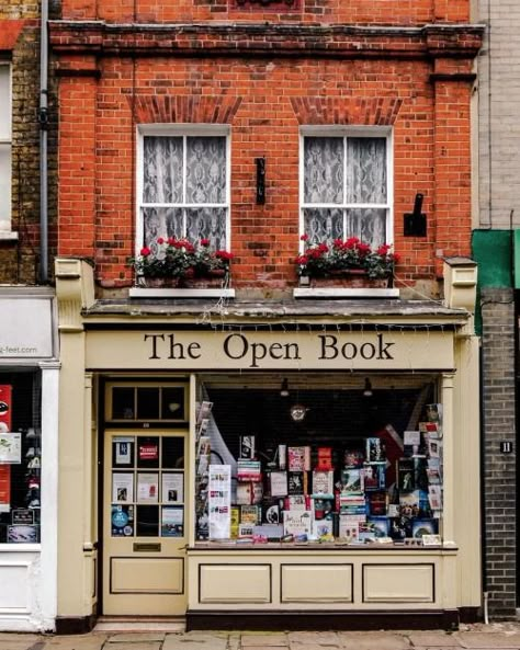 London Tumblr, San Myshuno, Architecture Drawing Sketchbooks, Shop Facade, An Open Book, Book Cafe, Shop Fronts, Shop Front, Cute House