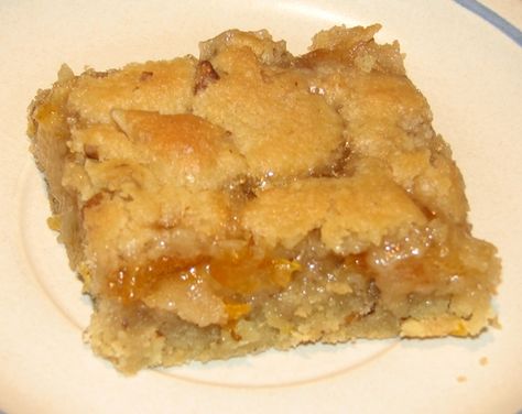 Mama's Peach Jam Bars - Mama’s Homestead Recipes Using Peach Preserves, Jam Bar, Spiced Peach Jam, Jam Cake Recipe, Peach Cobbler Muffins, Jam Bars, Peach Butter, Peach Jelly, Peach Desserts