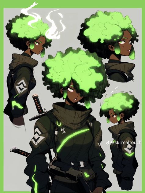 Female Character Concept, Black Cartoon Characters, Black Anime Characters, Black Art Pictures, Superhero Design, Robot Concept Art, Anime Drawings Tutorials, Anime Drawings Boy, Female Character Design