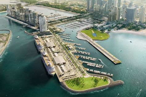 Waterfront Development, City Skylines Game, Rooftop Cinema, Cruise Terminal, Marina Resort, Harbor City, Urban Landscape Design, City Layout, Airport Design