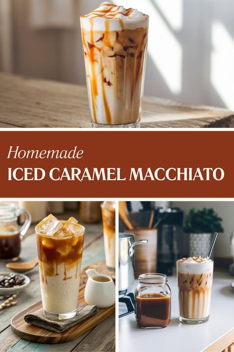 Craving the perfect Iced Caramel Macchiato? Learn how to make this Copycat Starbucks Iced Caramel Macchiato at home with our simple step-by-step guide. This Homemade Iced Coffee Recipe is a delightful twist on the classic Caramel Macchiato Recipe, featuring the rich flavors of Caramel Coffee Drinks. Whether you’re looking for the Best Iced Coffee or a DIY Iced Coffee Recipe, this Homemade Iced Caramel Macchiato will satisfy every coffee lover. Try this Starbucks Macchiato Recipe today for the ultimate Speciality Coffee Recipe right in your kitchen! Perfect for fans of Starbucks Caramel Drinks and Caramel Iced Coffee. How To Make A Iced Caramel Macchiato, At Home Iced Caramel Macchiato, Homemade Iced Caramel Macchiato, Starbucks Ice Caramel Macchiato, Diy Iced Caramel Macchiato, Caramel Machiatto Iced, Diy Caramel Macchiato, Starbucks Macchiato Recipe, Starbucks Caramel Macchiato Recipe