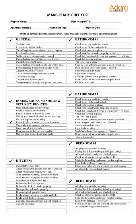 Apartment Proposal, Building A House Checklist, Renovation Checklist, House Checklist, Real Estate Forms, Apartment Management, Rental Property Management, Inspection Checklist, Home Maintenance Checklist