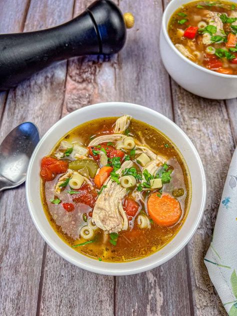 Copycat Carrabba's Mama Mandola's Sicilian Chicken Soup Carabbas Sicilian Chicken Soup, Carrabbas Sicilian Chicken Soup, Mama Mandola's Sicilian Chicken Soup, Carrabas Chicken Soup Recipe, Carrabbas Chicken Soup Recipe, Sicilian Chicken Soup, Copycat Soup, Sicilian Chicken, Whole 30 Chicken Recipes